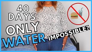 WOW! 40 Days No Food - Water Fasting  (Lost 50lbs - 22kg) | SANDE SHARES