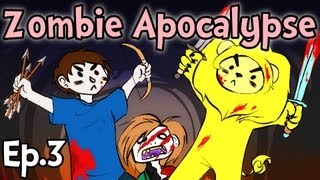 Minecraft - Zombie Apocalypse Ep.3 " BIBI THE MOUSE! "