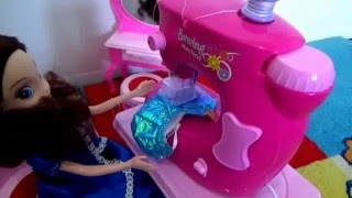 Катя и Макс. Мама шьет платье Кате. Видео для девочек. Мультик про кукол. Даринелка ТВ/cartoon dolls