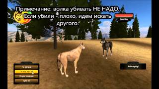 Секретное логово и щенок альбинос [WolfQuest]