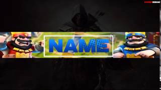 DOWNLOAD FREE CLASH ROYALE BANNER FOR YOUTUBE / БЕСПЛАТНЫЙ БАННЕР CLASH ROYALE