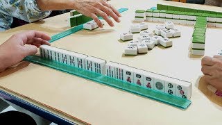 【麻將日常】門清三暗刻莊家 卻過奶奶水 想拚自摸 真的自摸了 但不能喊自摸..
