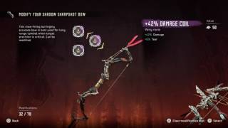 Horizon Zero Dawn my weapons setup.