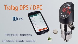 Trafag DPS / DPC Signalo keitiklis – presostatas - manometras