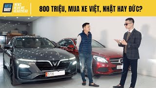 Mua ô tô cũ - 800 triệu mua xe VinFast Lux, Mercedes C-Class hay Mazda6?