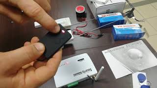 GSM signalizacija iš Aliexpress , kopijuojame daviklius į pultelį .