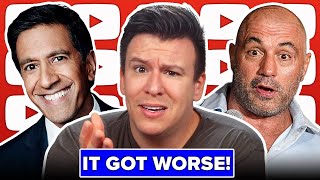 WOW IT GOT WORSE! Joe Rogan, Jon Gruden, Sanjay Gupta, CNN, Bannon, Katie Couric, RBG. Today's News