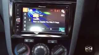 Vauxhall Corsa D MVH-AV270BT, DOuble Din Piano Black Pioneer unit