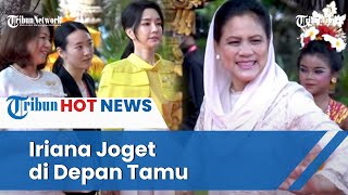 Momen Iriana Jokowi Joget joget saat Temani Sejumlah Ibu Negara di Sela Acara KTT G20 Bali