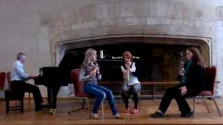 H. Gaunt, E. O`Sullivan, T. Tuovinen, A.Pett in Dartington Hall 22.04.2013