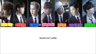 LUV -  BTOB (비투비) Color Coded Lyrics [JPN|ROM|ENG]
