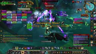 [WOW Legion Raid] Tomb of Sargeras 5. Mistress Sass'ine (RDPS Hunter Marksmanship) Normal