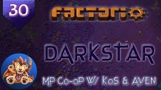 Factorio Darkstar Ep 30: Repaying the Accumulators - MP w/KoS & Aven, Let's Play, Gameplay
