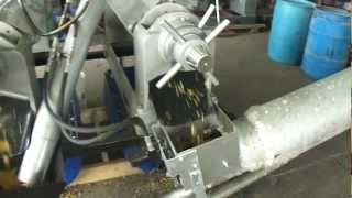 Soybean oil press for meal and oil