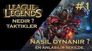 LEAGUE OF LEGENDS NEDİR ? NASIL OYNANIR, TAKTİKLER.