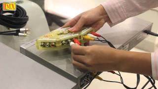 How to use a Composite Audio Video Selector for Connecting DVD Media players to TV