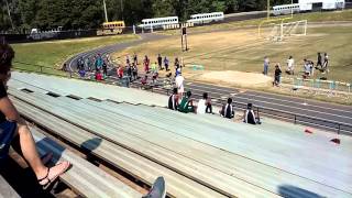 Marquez Gray 100m Prelims in Shelby Invitational VS(12 teams)(Lane3)