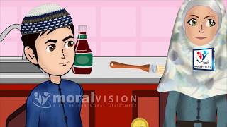 Bismillah before eating Abdul Bari Urdu Islamic Cartoons for children