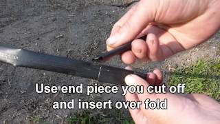Home Garden using plastic mulch and drip irrigation with gravity feed