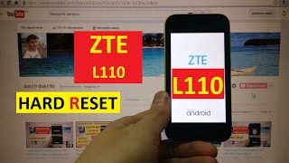 Hard reset ZTE L110 Сброс графического ключа zte l110