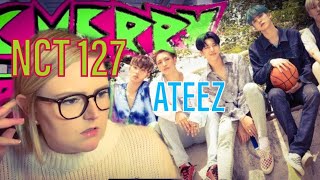 ??NCT 127 엔시티 127 ‘Cherry Bomb’ MV & ATEEZ (에이티즈) - ‘WAVE’ Offical MV - first time reaction ZNCXII