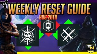 Destiny 2 | Weekly Reset Guide (Aug 28th)- Year 2 Has Arrived!