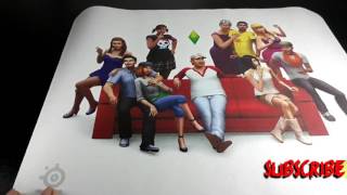 Steelseries Sims 4 edition Qck gaming Mousepad Unboxing