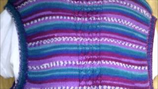 Жилет мужской из пряжи Alize superwash / Обзор жилета и пряжи Alize