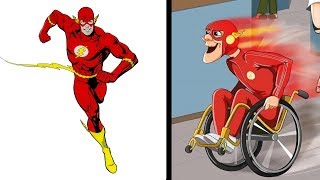 Asi Se Verian Estos 5 Superheroes Si Envejecieran