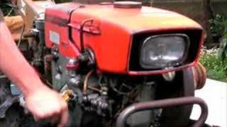 Yanmar  old  tiller "YR5T"　F5E　ヤンマーディーゼル耕耘機