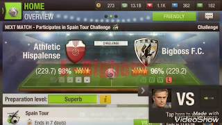 Top Eleven 2018 Spain Tour Best Tactic