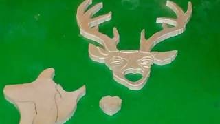 Intarsia Deer Head - 2011