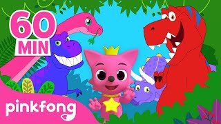 Tiranosaurio Rex y más | Dinosaurios | +Recopilación | Pinkfong Canciones y Cuentos Infantiles