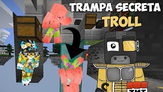 TRAMPA SECRETA PARA MINECRAFT TROLL | DEBAJO DEL COFRE
