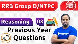 4:00 PM - RRB Group D/NTPC 2019 | Reasoning by Sachin Sir | Previous Year Questions