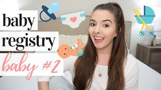 BABY REGISTRY MUST HAVES FOR BABY #2 ??? | NEWBORN ESSENTIALS