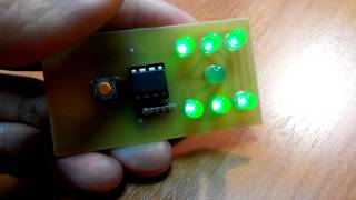Электронный кубик на Attiny 13