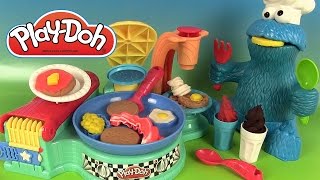 Pâte à modeler Play Doh Petit Déjeuner Flip N Serve Breakfast Gauffres Pancakes