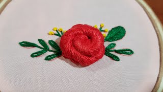 Hand Embroidery  Easy Flower Stitch