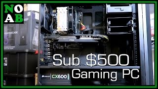$400 - $500 Budget Gaming PC Build for May 2017 (Skylake i5 6600 / R9 290X / MasterCase 5)