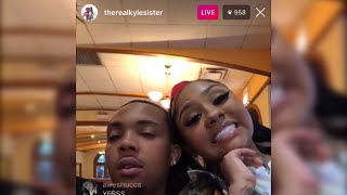 Ari says girls will die if they mess with G Herbo Instagram Live