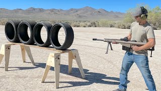 50bmg vs Lamborghini Tires