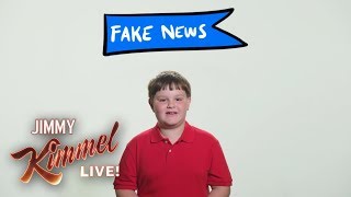 3rd Grader Explains Fake News to Donald Trump