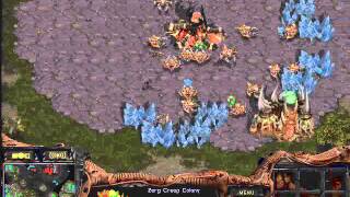 Starcraft Brood War [FPVOD] xkz-зерг, урок 3 (стандартное ZvT в ультралингов)