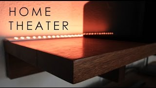Home Theater LED Lighting & Speaker Set-Up