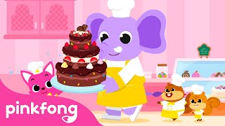 La Pastelera Elefante | Canción de Trabajos | Pinkfong Canciones Infantiles