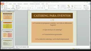 Organizacion de Catering para Eventos