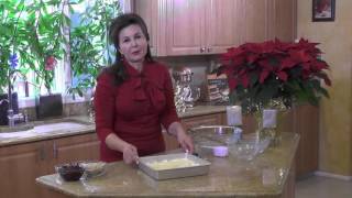 coconut raspberry cookie squares كعك جوز الهند ومربى الرازبيري