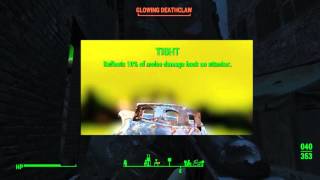 Glowing Deathclaw kills itself