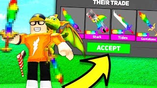 GETTING a CHROMA GODLY in Roblox Murder Mystery 2!!